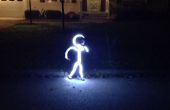 Costume de bonhomme allumette LED DIY