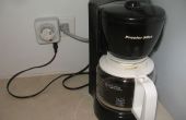 Tourner une machine à café dans une cafetière automatique