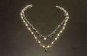 Deux base chapelet collier de perle