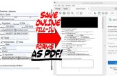 Enregistrer des formulaires en ligne au format PDF