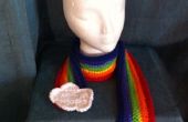 Rainbow écharpe au crochet