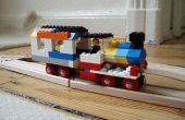 LEGO + Brio chemin de fer en bois hybride (permet de l’appeler BREGO!) 