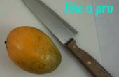 Couper une mangue parfaitement (& rendent facile à manger) ! 