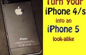 Evolution : Transformer un iPhone 4/s à un sosie de 5 ! 