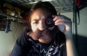 Chic Brown moustache & Monocle
