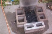 Durable et facile en parpaing BBQ grill, pour une utilisation fréquente