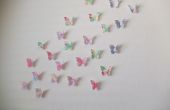 DIY 3D papillon sticker