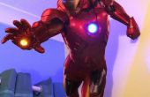 Iron Man illuminé découpe