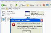 Comment supprimer un fichier « indélébile » dans MS windows