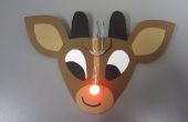 LED rouge Nosed Reindeer
