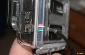Modifier un Mini-B USB câble pour alimenter un GoPro Hero3 fermé (avec squelette détournée)