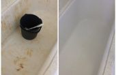 Comment transformer votre baignoire d’eau de Javel-colorés-rouge blanc nouveau