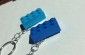 Petit et Simple Keychain de Lego. Aucun perçage nécessaire!! 