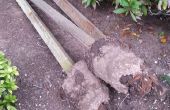 Tirez ensemble de postes de clôture en bois dans le béton avec pas creuser ! 