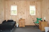 How to finish the inside of a 12 x 20 cabin on a budget