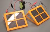 3D imprimé panneau cellule solaire 2 x 2