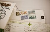 Avion billet Invitations, programmes de passeport et étiquette à bagage Escort Cards
