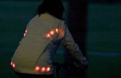 Lumière pour la vie : Glowing bouton veste cyclisme