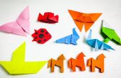 Origami facile crevettes