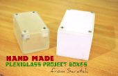 La main Plexiglass projet boîtes à partir de zéro