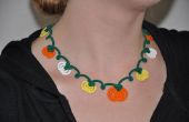 Tatted Pumpkin Patch collier