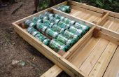Construire un quai à l’aide de fûts Heineken