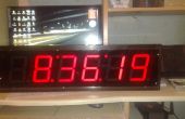 6 gros chiffres Seven Segment Digital Clock