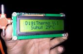 Digital thermomètre LCD