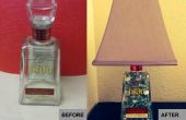 Lampe Upcycle d’alcool