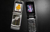 Nouvelle vie pour vieux téléphones cellulaires : magnétique Photo personnelle ou un cadre de Message