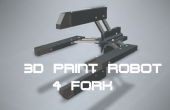 Bras de robot 3D imprimer 4 fourche (TUTORIAL complet)