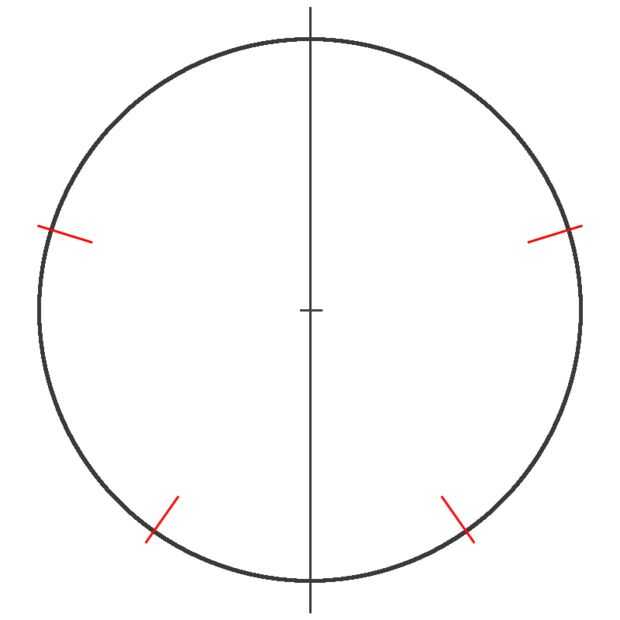 Comment Dessiner Une étoile à 5 Branches étape 2 Mesurer