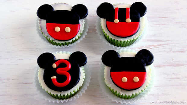 Comment Faire Mickey Mouse Cupcake Et Cake Toppers Tubefr Com