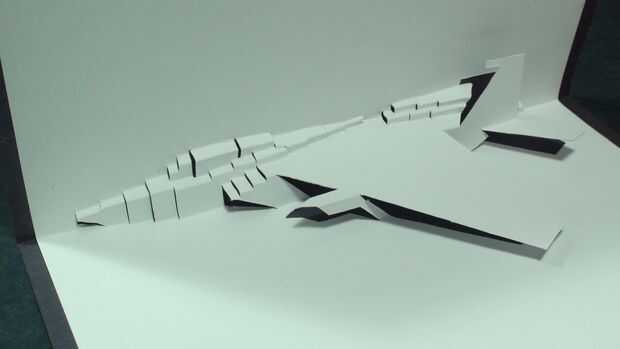 F 15 Fighter Jet Pop Up Card Modele Gratuit Kirigami Hd Tubefr Com