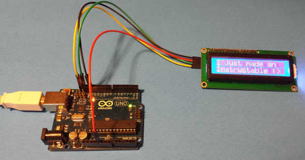 Comment Connecter Un écran Lcd De Série à Un Arduino Uno Étape 4 Résultat Final 6232