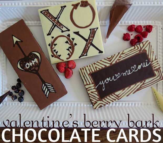 Cartes De Souhaits Au Chocolat Berry Ecorce Valentin Tubefr Com