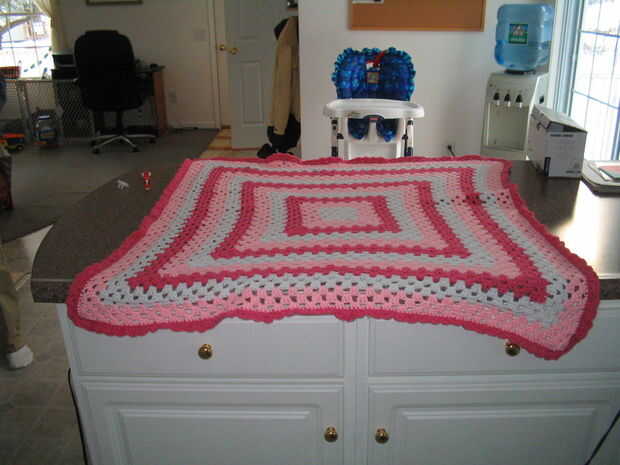 Couverture De Bebe Grand Granny Square Tubefr Com