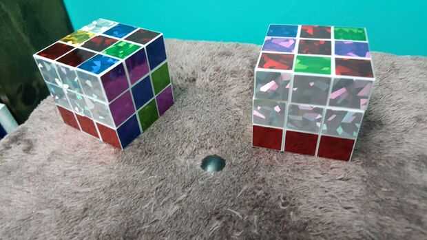 Rubik Cube Pixel Wall Art Box étape 5 Convertir Les Cubes