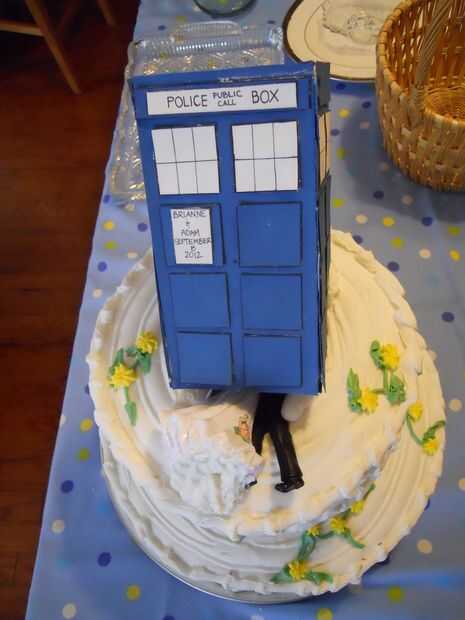 Gateau De Douche Nuptiale Tardis Tubefr Com