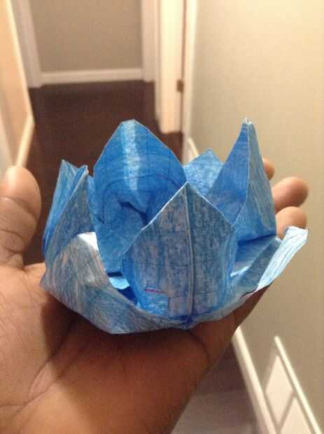 Comment Faire Une Origami Fleur De Lotus Tubefrcom